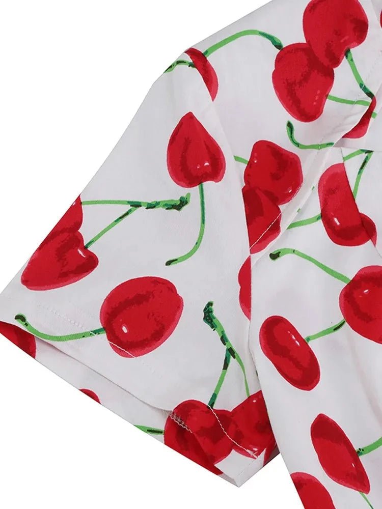 Robe Vintage Années 50 Cerises - Louise Vintage