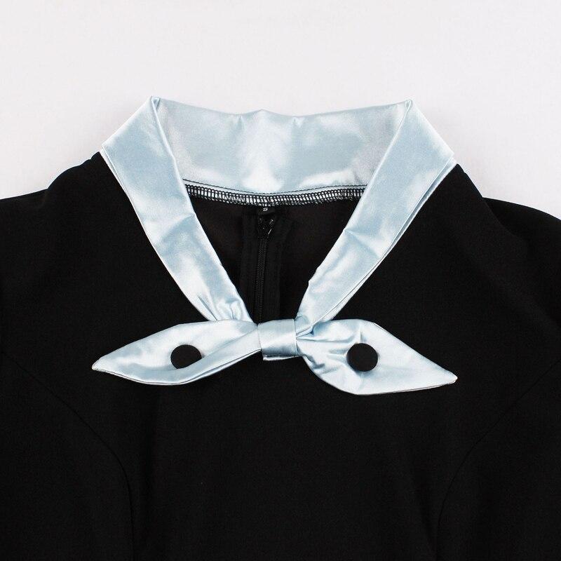 Robe Vintage Automne Noire - Louise Vintage