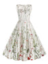 Robe Vintage Broderie Bourgogne - Louise Vintage