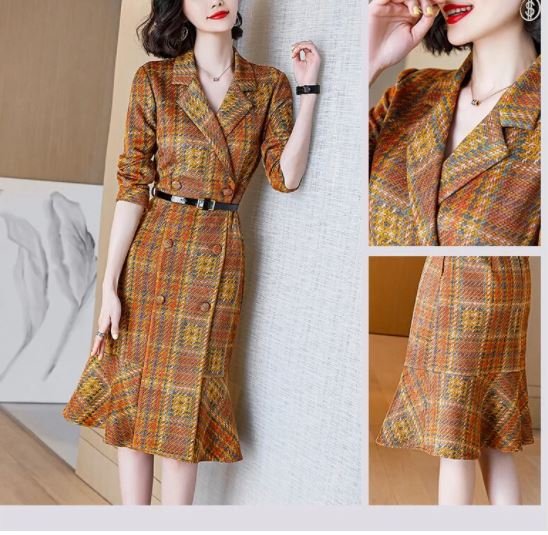 Robe Vintage Canada Café - Louise Vintage