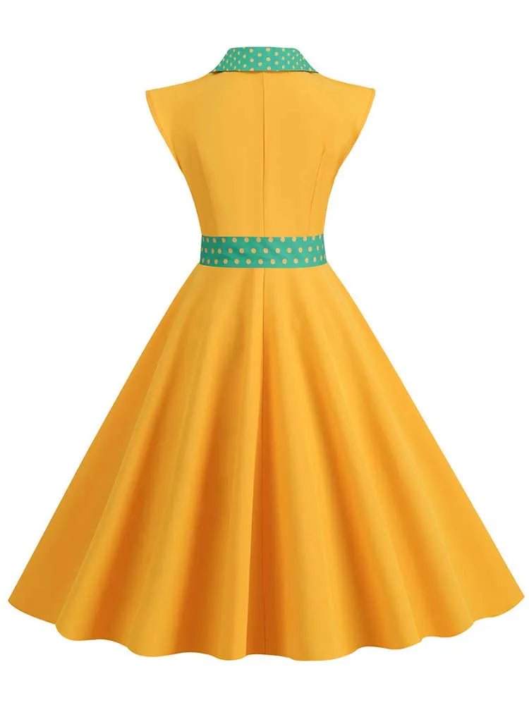 Robe Vintage Carreaux Lacets Rose - Louise Vintage