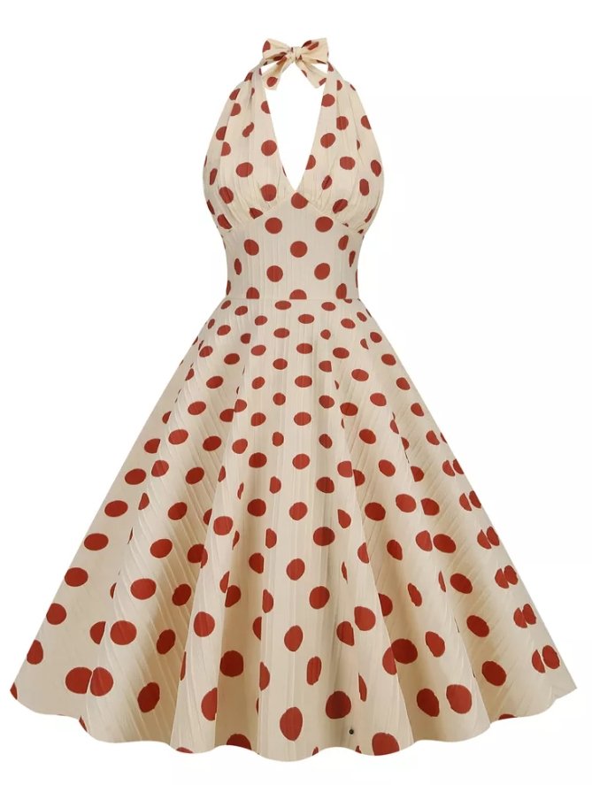 Robe Vintage Chic Rétro Estivale - Louise Vintage