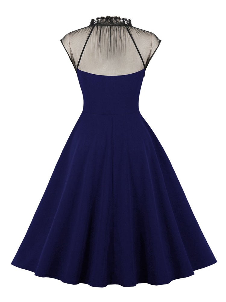 Robe Vintage Col Dentelle - Louise Vintage