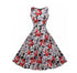Robe Vintage Coton Fleurs - Louise Vintage