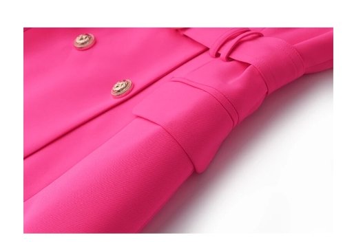 Robe Vintage Crayon Années 40 Fuschia - Louise Vintage