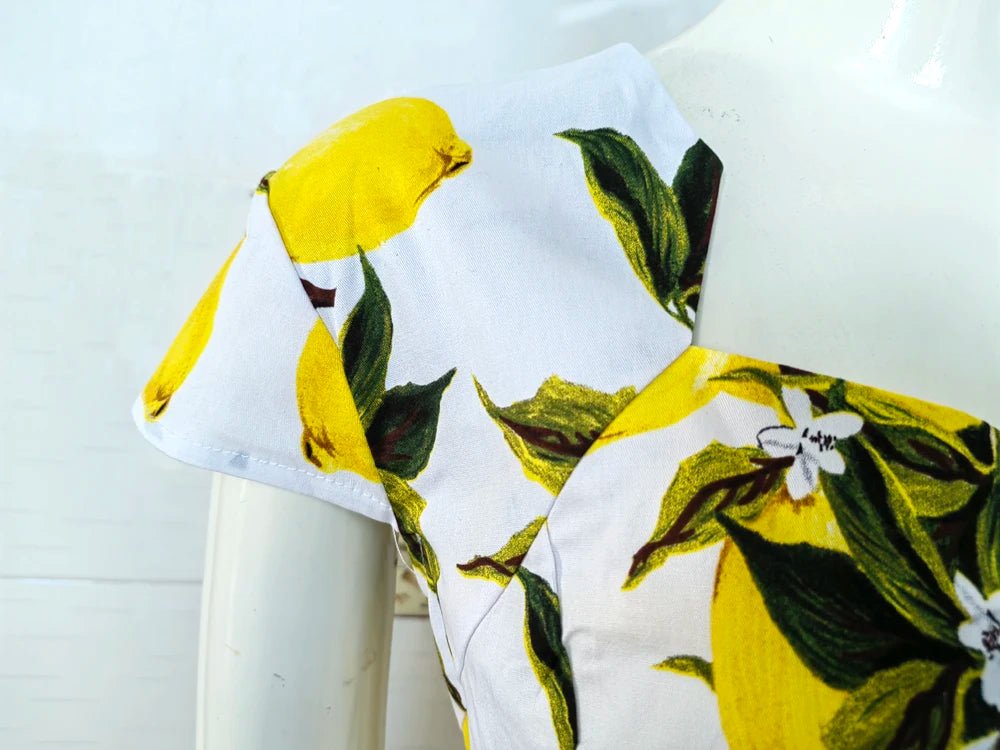 Robe Vintage Crayon Chic Jaune - Louise Vintage