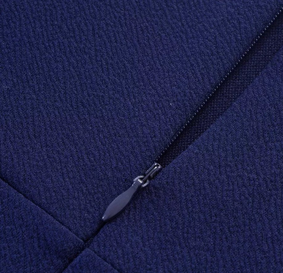 Robe Vintage Crayon Chic Marine - Louise Vintage