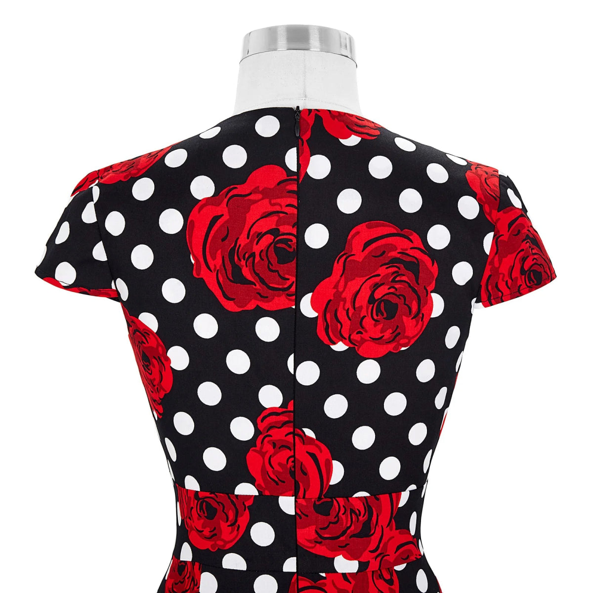 Robe Vintage Crayon Chic Pois - Louise Vintage