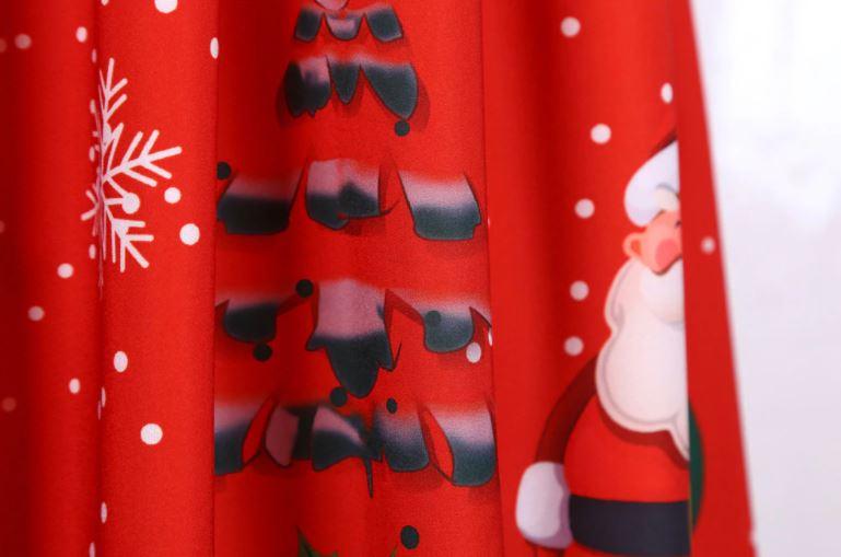 Robe Vintage de Noel Rouge - Louise Vintage