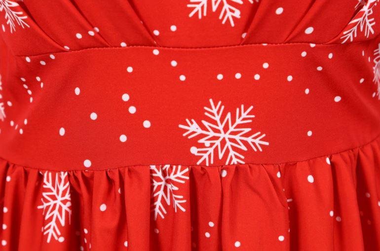 Robe Vintage de Noel Rouge - Louise Vintage