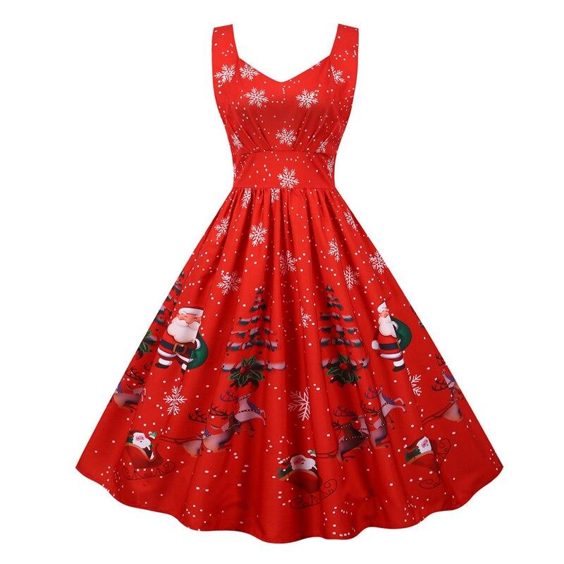 Robe Vintage de Noel Rouge - Louise Vintage