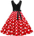 Robe Vintage Femme Pas Cher Rouge Pois - Louise Vintage