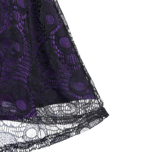 Robe Vintage Gothique Violet - Louise Vintage