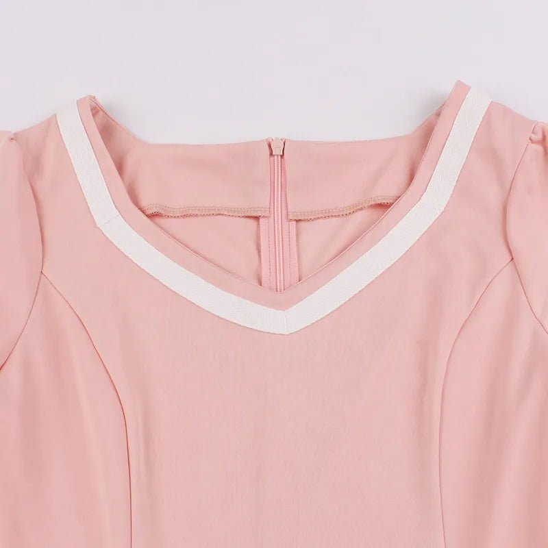 Robe Vintage Grande Taille 50s Blanche fleurs - Louise Vintage