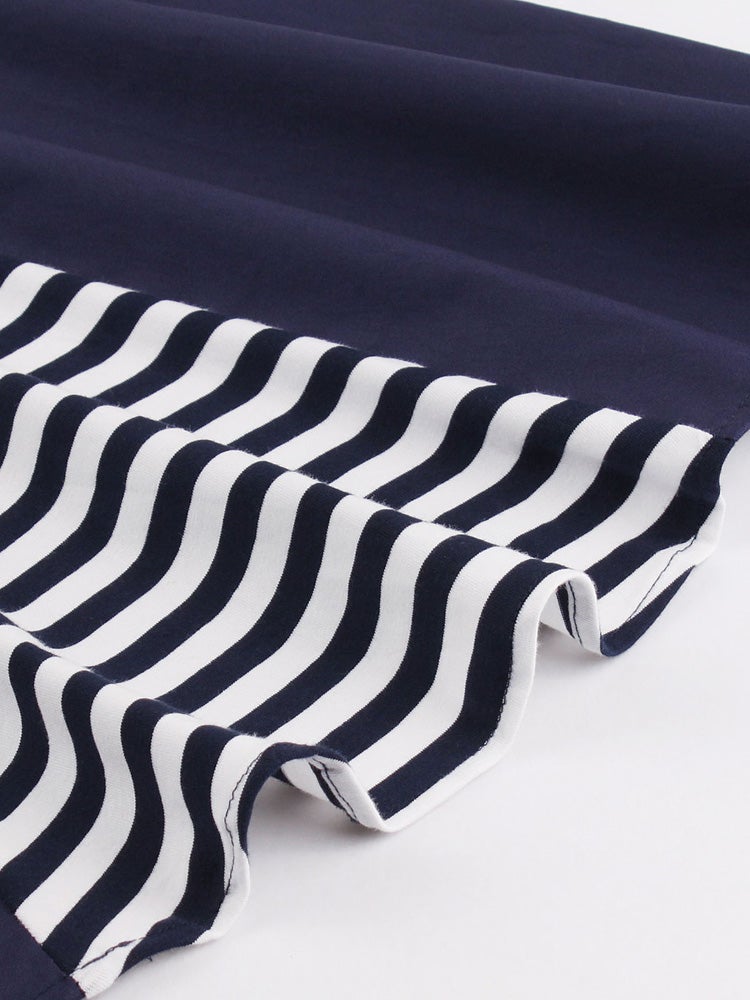 Robe Vintage Grande Taille Année 50 Bleu - Louise Vintage