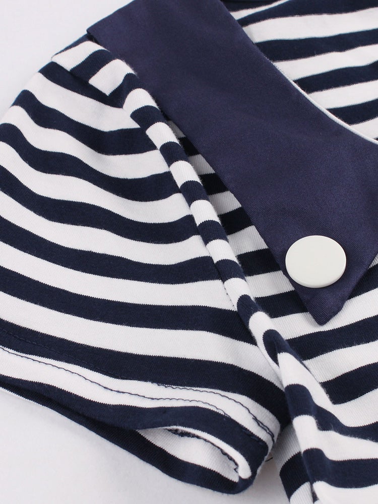 Robe Vintage Grande Taille Année 50 Bleu - Louise Vintage