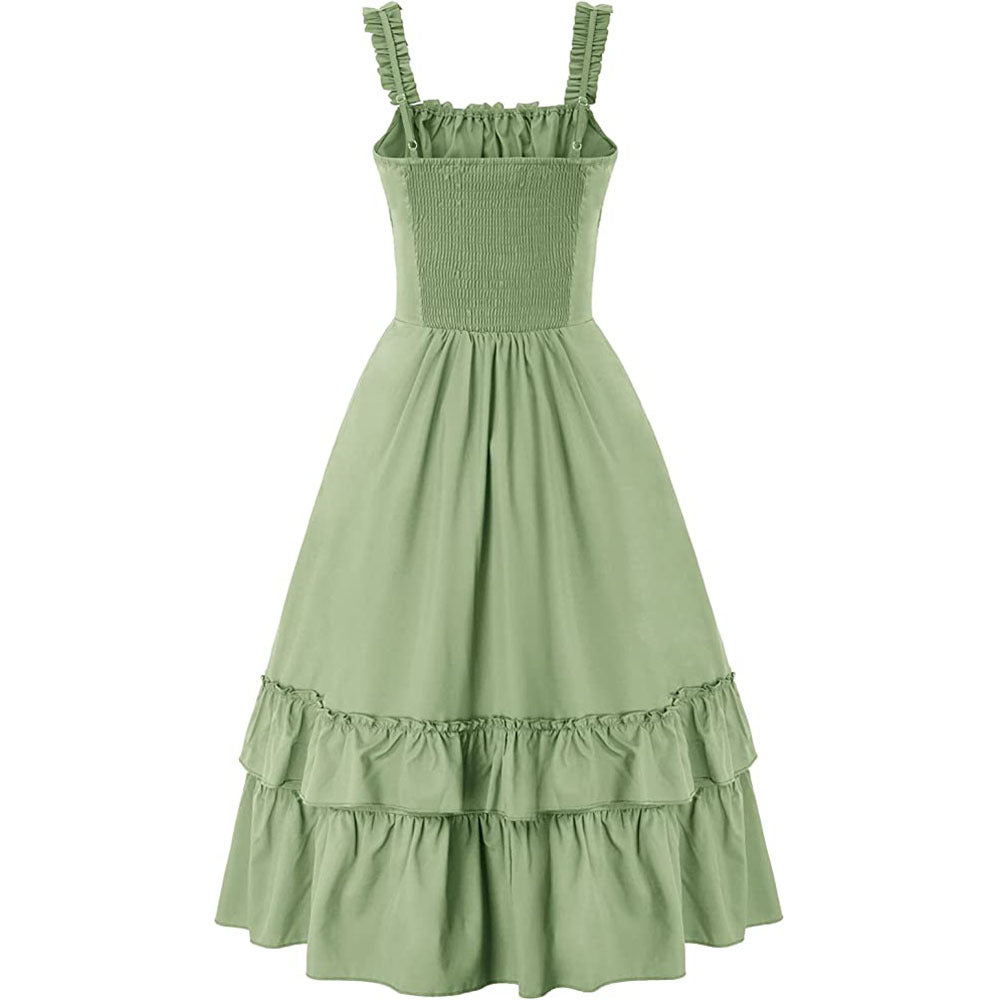 Robe Vintage Grande Taille Broderie violet - Louise Vintage