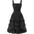 Robe Vintage Grande Taille Col Chic Noir - Louise Vintage