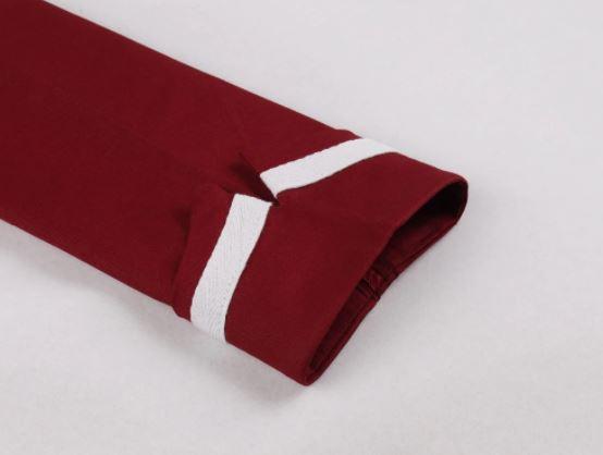 Robe Vintage Grande Taille Col V Rouge - Louise Vintage