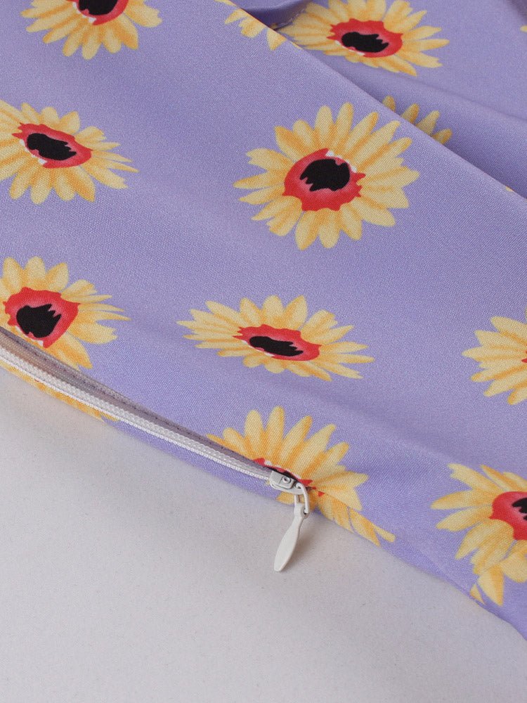 Robe Vintage Grande Taille Fleurs - Louise Vintage