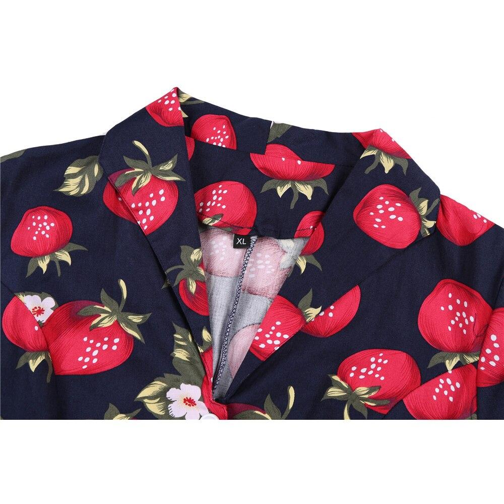 Robe Vintage Grande Taille Fraises - Louise Vintage