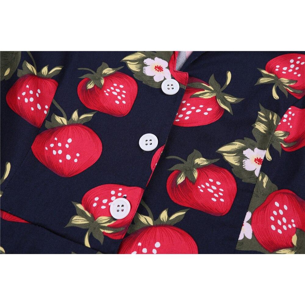Robe Vintage Grande Taille Fraises - Louise Vintage
