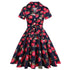 Robe Vintage Grande Taille Fraises - Louise Vintage