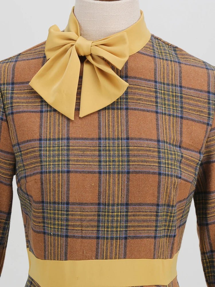 Robe Vintage Hiver Carreaux - Louise Vintage