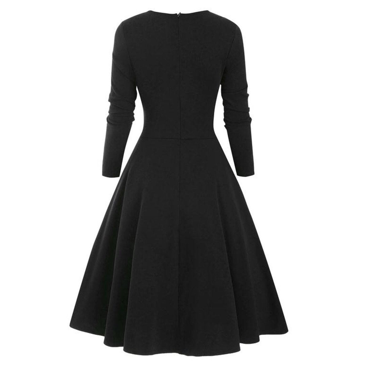 Robe Vintage Hiver Grande Taille Rose - Louise Vintage