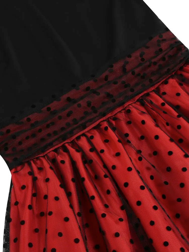 Robe Vintage Hiver Rouge - Louise Vintage