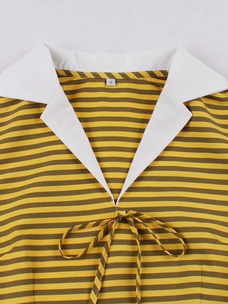 Robe Vintage Jaune - Louise Vintage