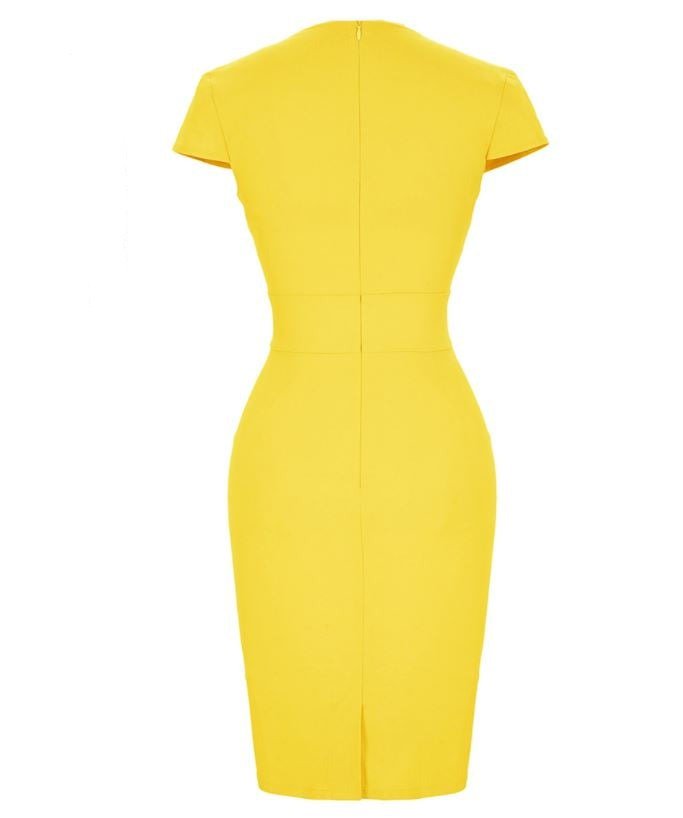 Robe Vintage Jour Jaune - Louise Vintage