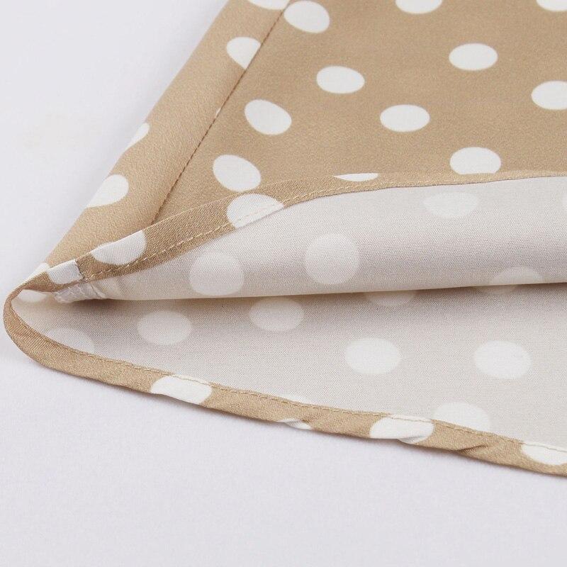 Robe Vintage Kaki Pois - Louise Vintage