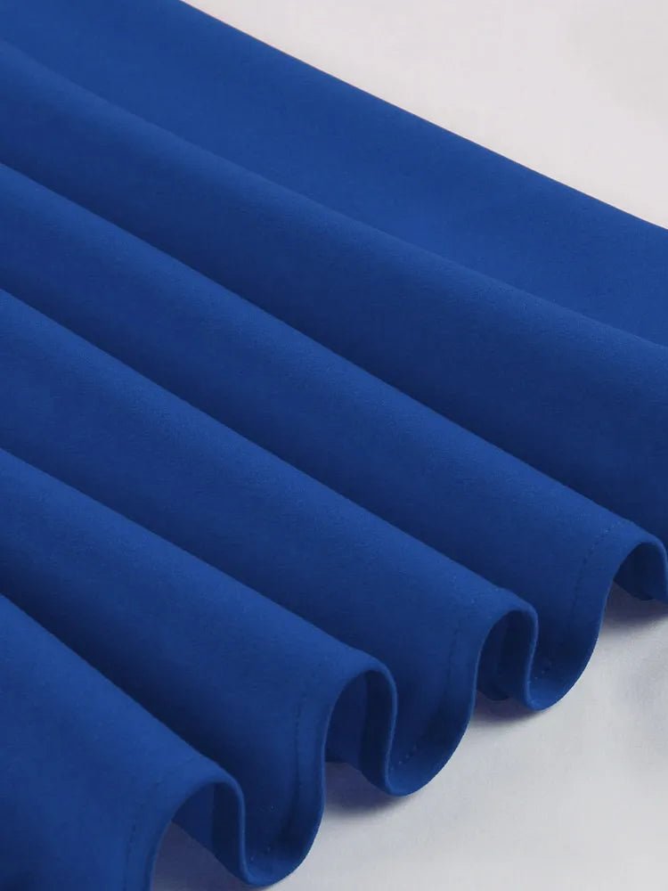 Robe Vintage Longue 50s Bleue - Louise Vintage