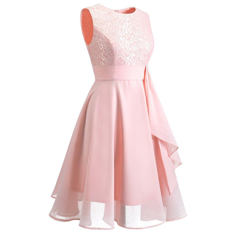 Robe Vintage Longue 50s Rose - Louise Vintage