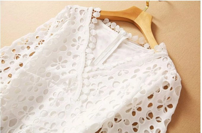 Robe Vintage Mariage Automne Blanche - Louise Vintage