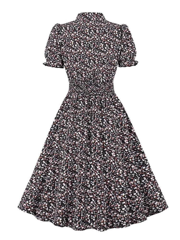 Robe Vintage Mariage Marron - Louise Vintage