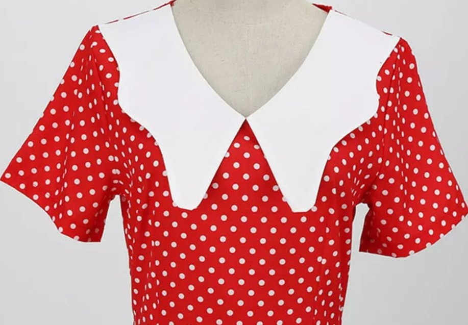 Robe Vintage Mariage Rouge - Louise Vintage