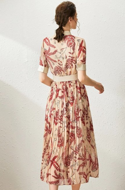 Robe Vintage Moderne Rose - Louise Vintage