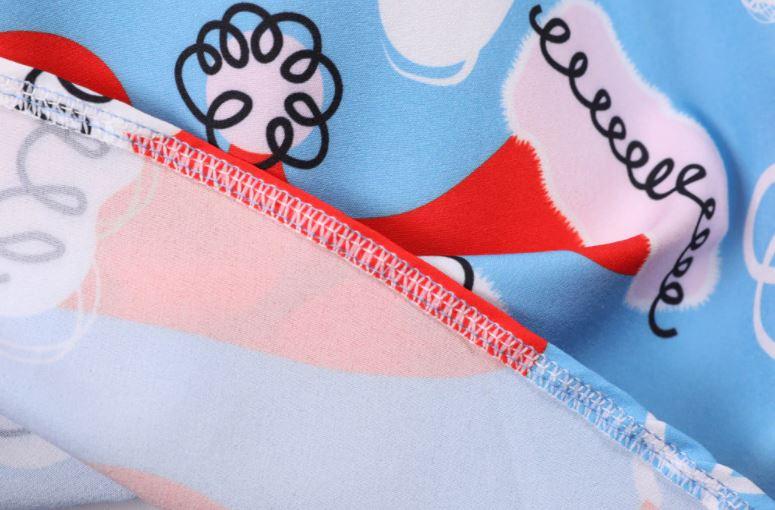 Robe Vintage Noel Grande Taille Bleue - Louise Vintage