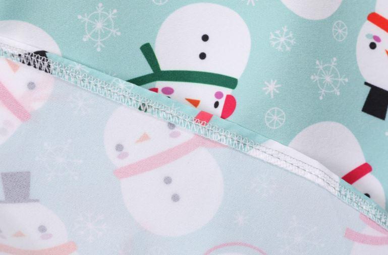 Robe Vintage Noel Grande Taille Ciel - Louise Vintage