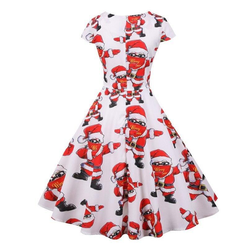Robe Vintage Noel Grande Taille Santa - Louise Vintage