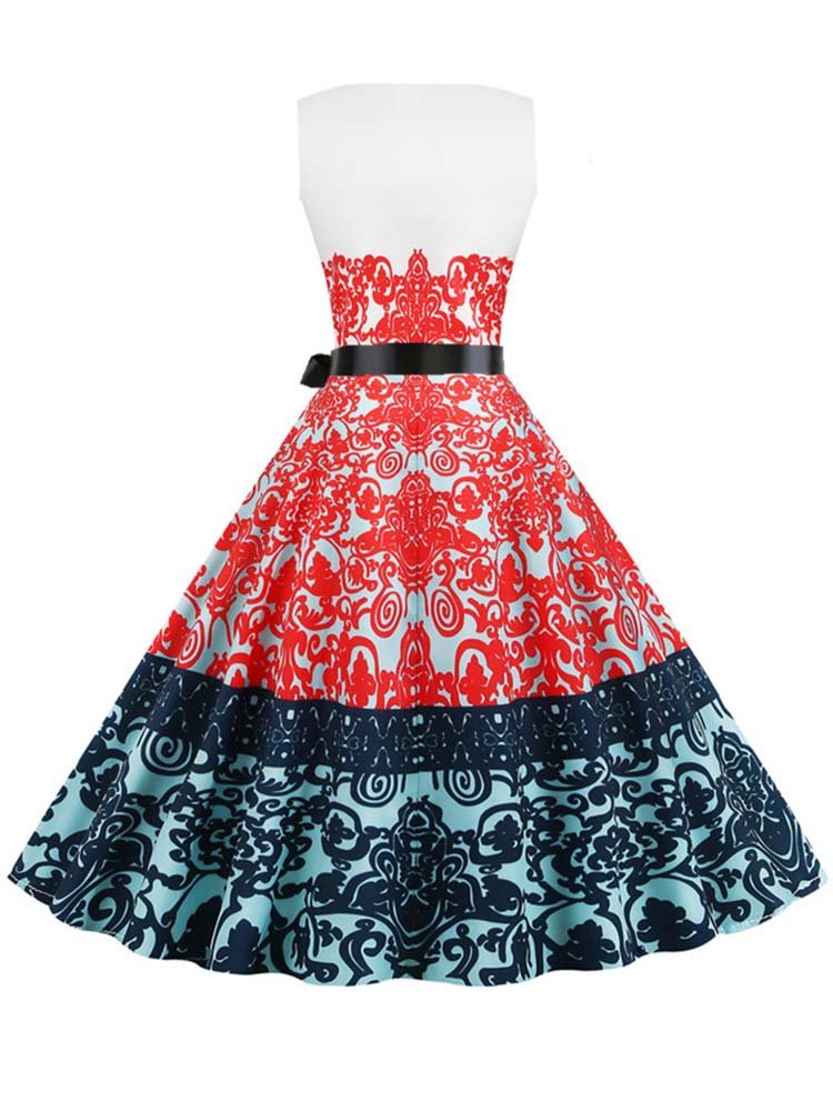 Robe Vintage pas cher Rouge - Louise Vintage