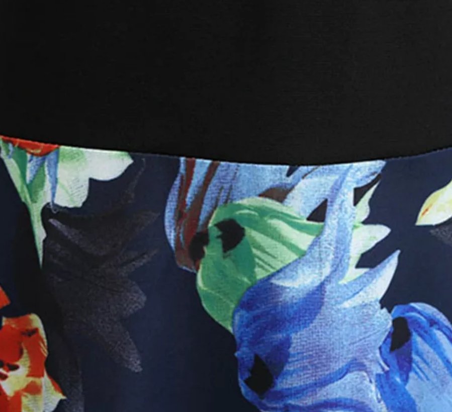 Robe Vintage Pin Up Fleur Bleue - Louise Vintage