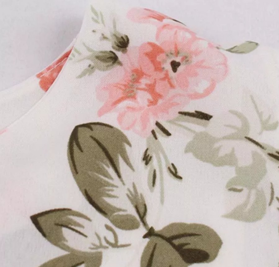 Robe Vintage Pin Up Fleurs Roses - Louise Vintage