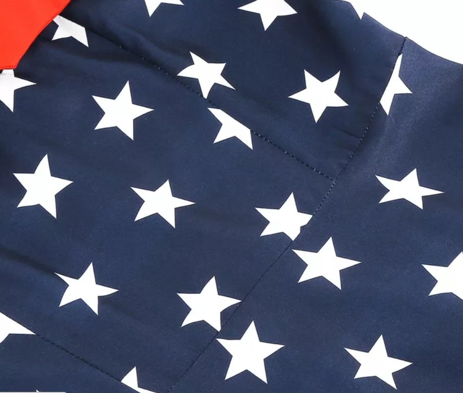 Robe Vintage Pin Up Imprimé USA - Louise Vintage