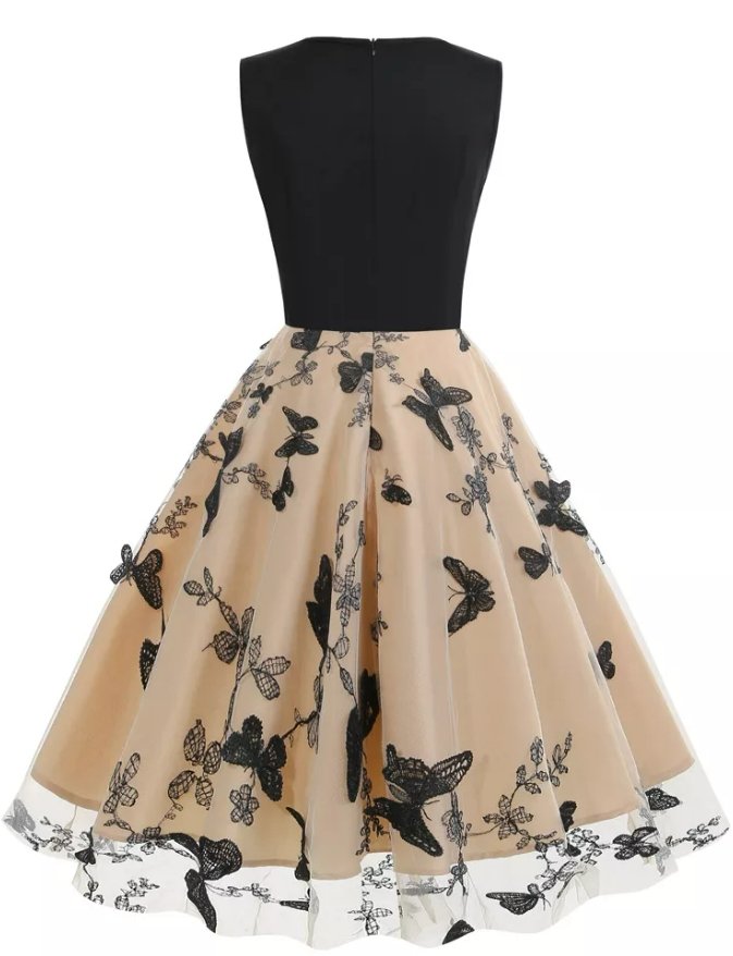 Robe Vintage Pin Up Papillon - Louise Vintage