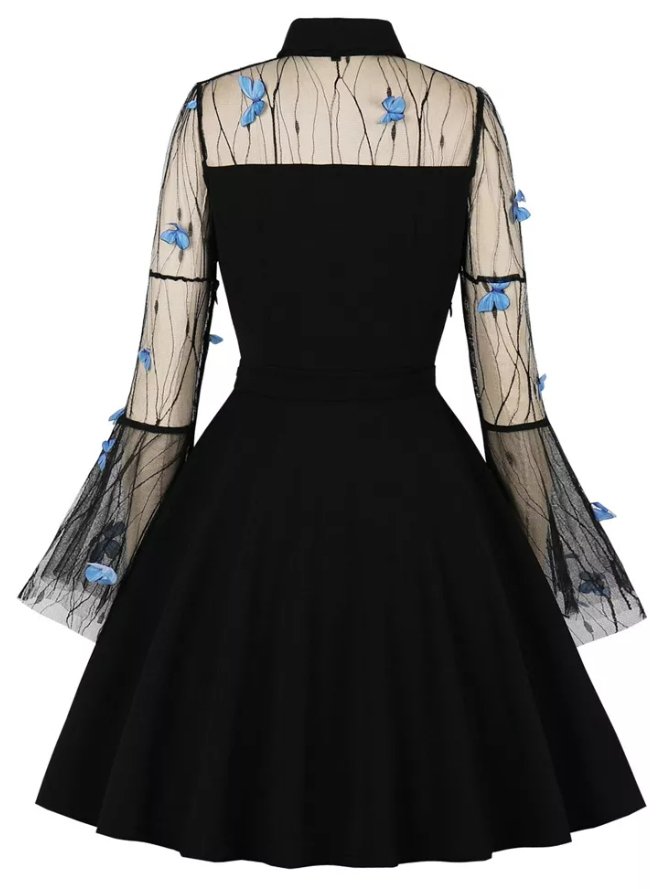 Robe Vintage Pin Up Papillons - Louise Vintage