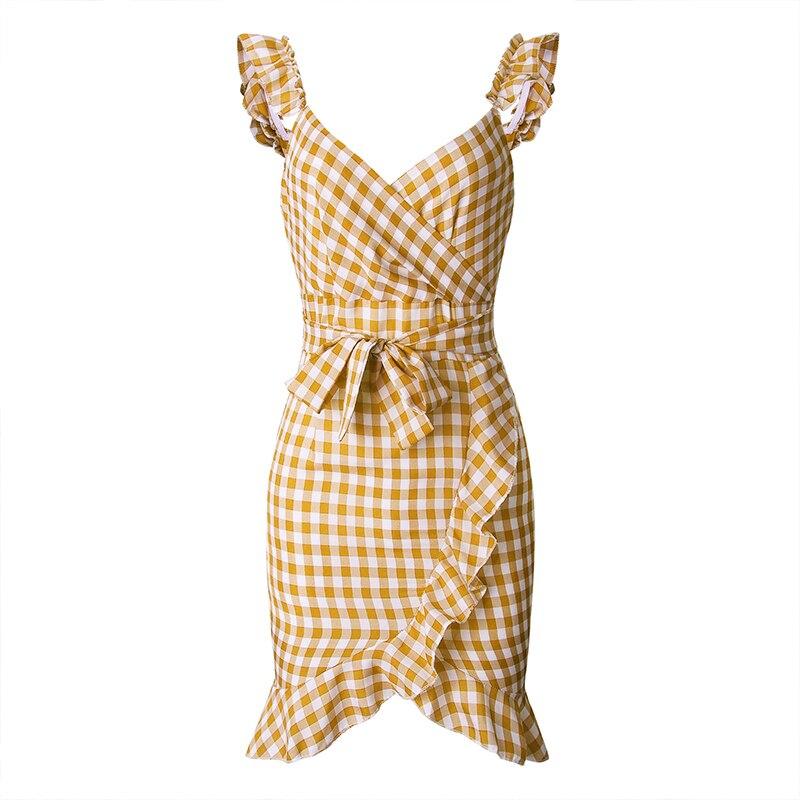 Robe Vintage Plage Jaune - Louise Vintage