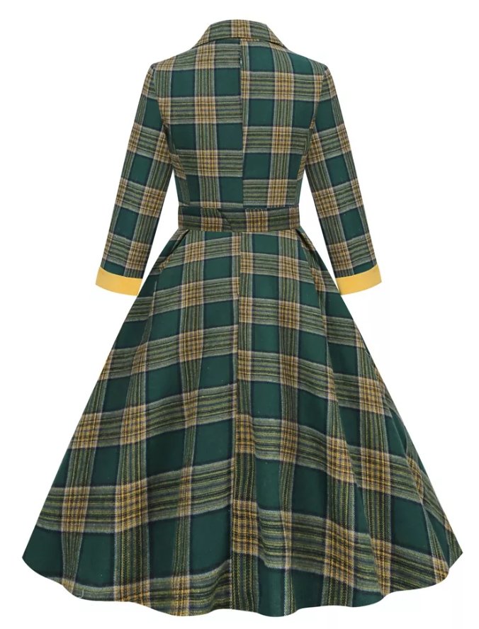 Robe Vintage Plissée - Louise Vintage